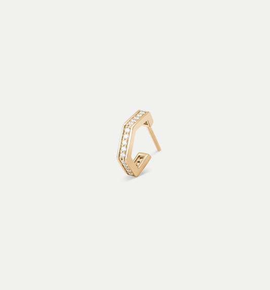 Fortis Small Hexagon Hoop