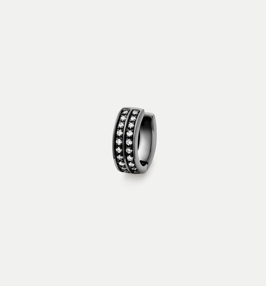 Fortis Double Row Hoop Earring