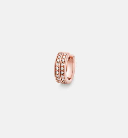 Fortis Double Row Hoop Earring