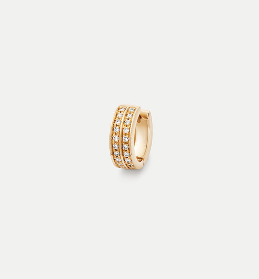Fortis Double Row Hoop Earring
