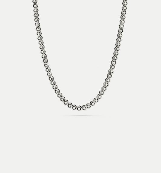 Fortis Medium Hexagon Necklace