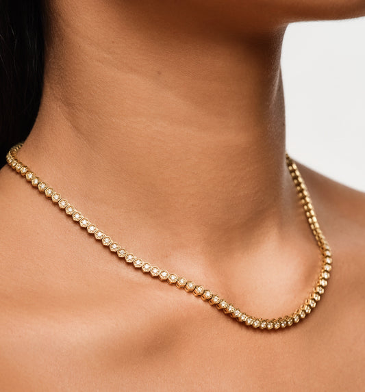 Fortis Medium Hexagon Necklace