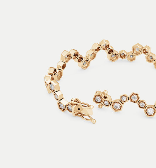 Fortis Multi Hexagon Bracelet