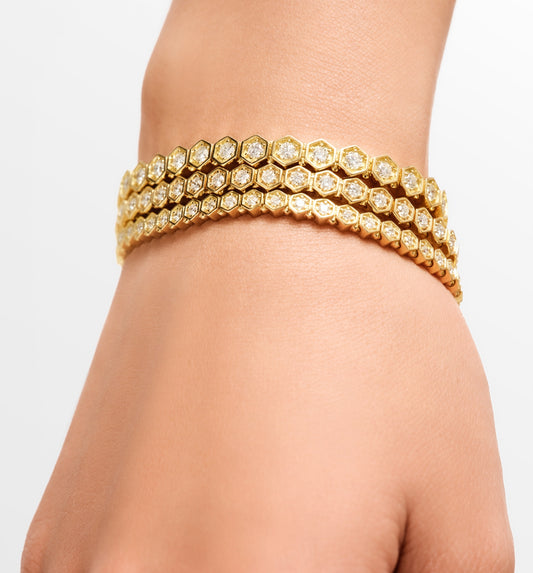 Fortis Small Hexagon Bracelet