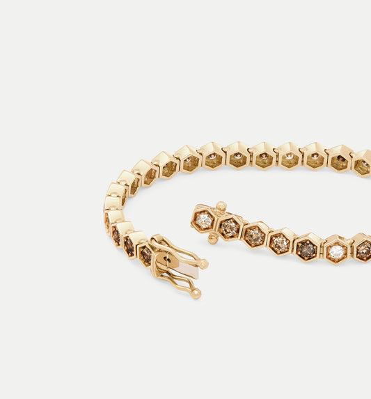 Fortis Large Hexagon Bracelet
