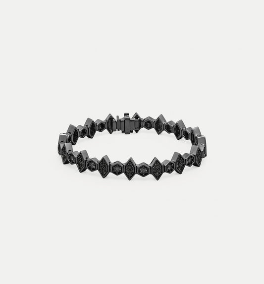 Fortis Medium Mixed Hexagon Bracelet