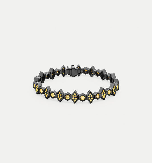 Fortis Medium Mixed Hexagon Bracelet