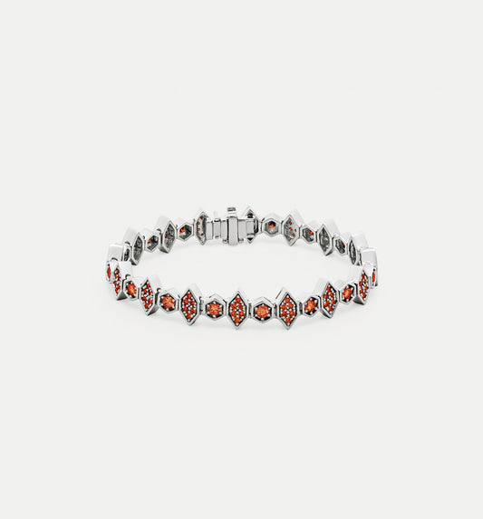 Fortis Medium Mixed Hexagon Bracelet