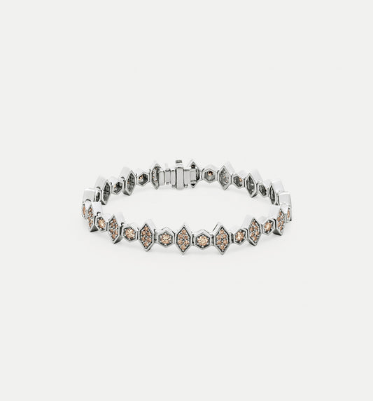 Fortis Medium Mixed Hexagon Bracelet