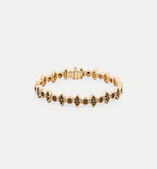 Fortis Medium Mixed Hexagon Bracelet