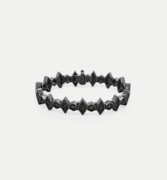 Fortis Large Mixed Hexagon Bracelet