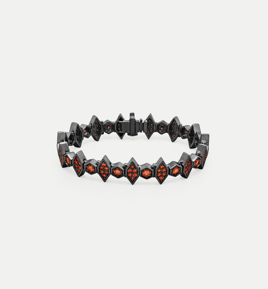 Fortis Large Mixed Hexagon Bracelet