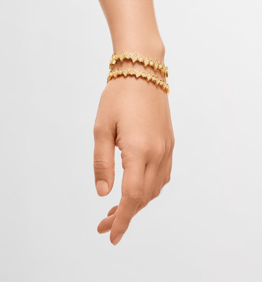 Fortis Medium Mixed Hexagon Bracelet