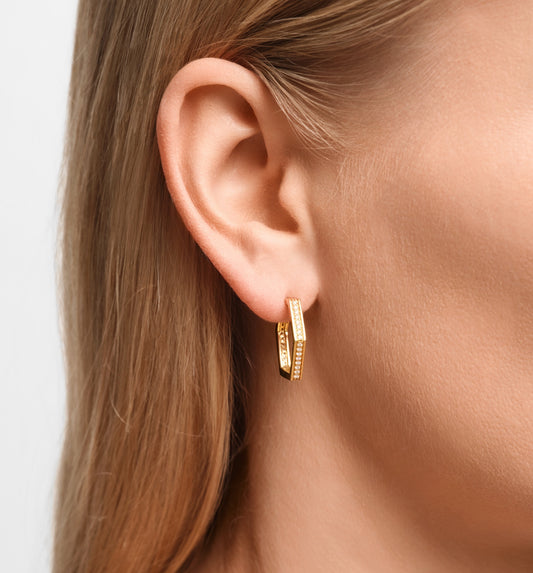 Fortis Medium Hexagon Hoop