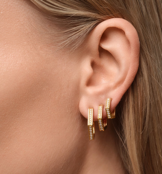 Fortis Small Hexagon Hoop