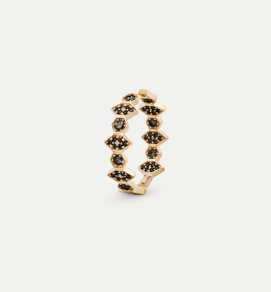 Fortis Large Mixed Hexagon Hoop