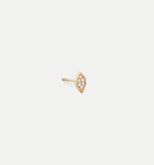 Fortis Small Hexagon Stud