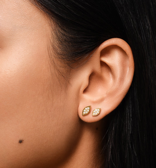 Fortis Small Hexagon Stud
