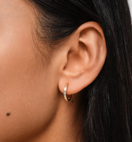 Creo Large Baguette Hoop