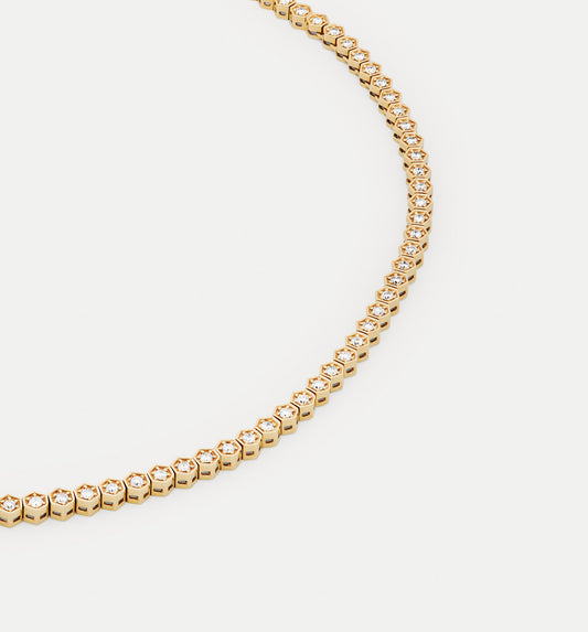 Fortis Small Hexagon Necklace