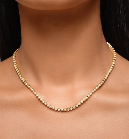 Fortis Small Hexagon Necklace