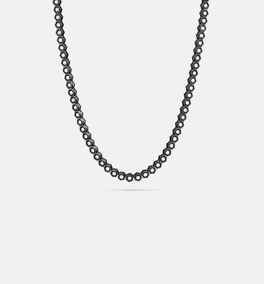 Fortis Medium Hexagon Necklace
