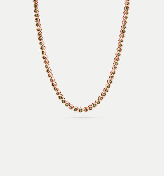 Fortis Medium Hexagon Necklace