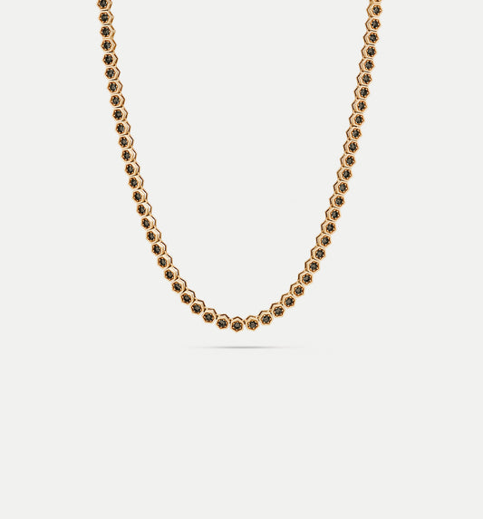 Fortis Medium Hexagon Necklace