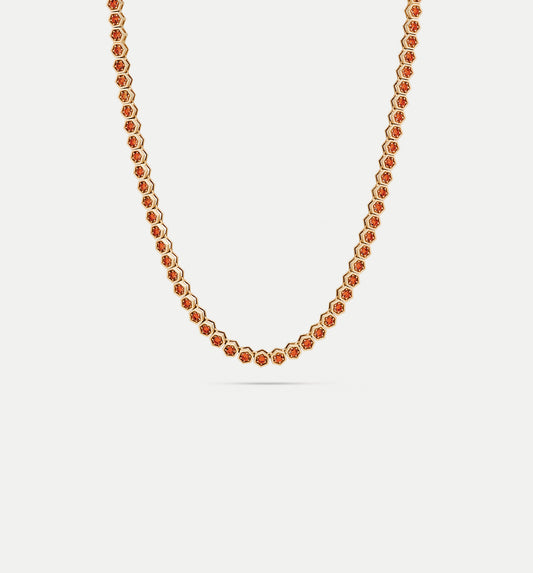 Fortis Medium Hexagon Necklace