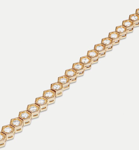 Fortis Medium Hexagon Necklace