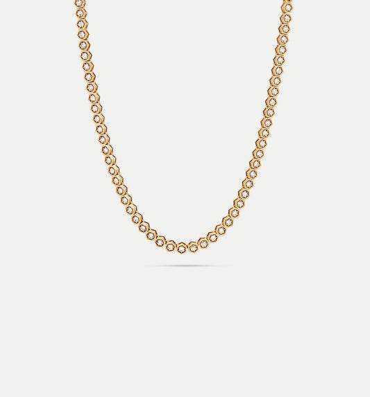 Fortis Medium Hexagon Necklace