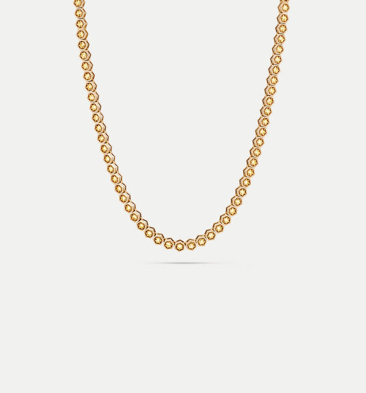 Fortis Medium Hexagon Necklace