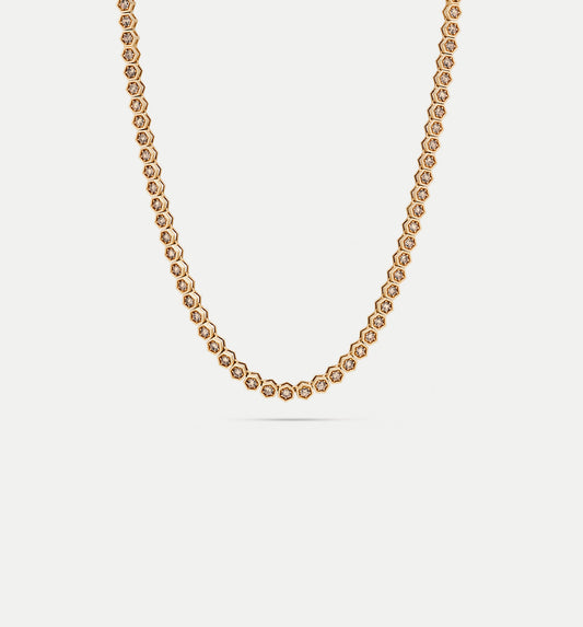Fortis Medium Hexagon Necklace