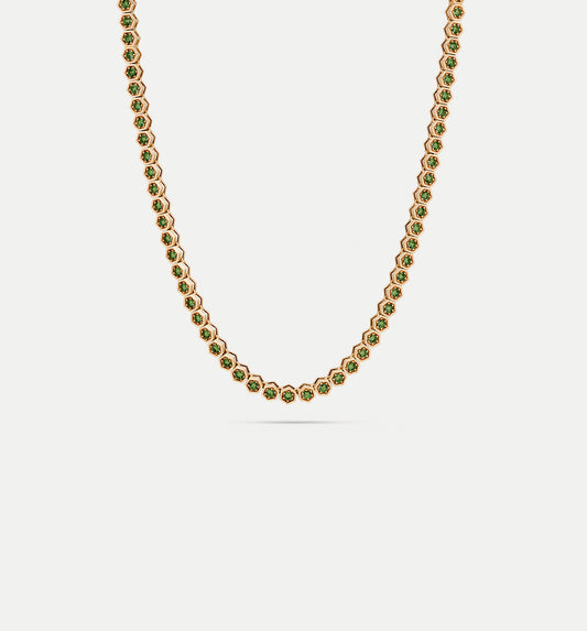 Fortis Medium Hexagon Necklace
