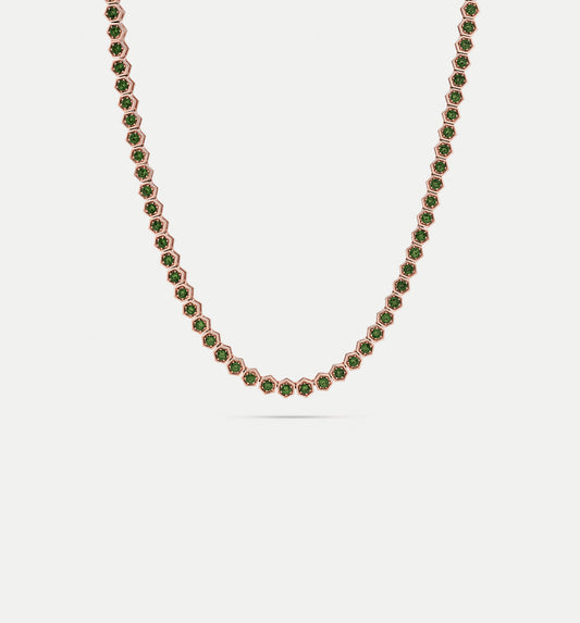 Fortis Large Hexagon Necklace