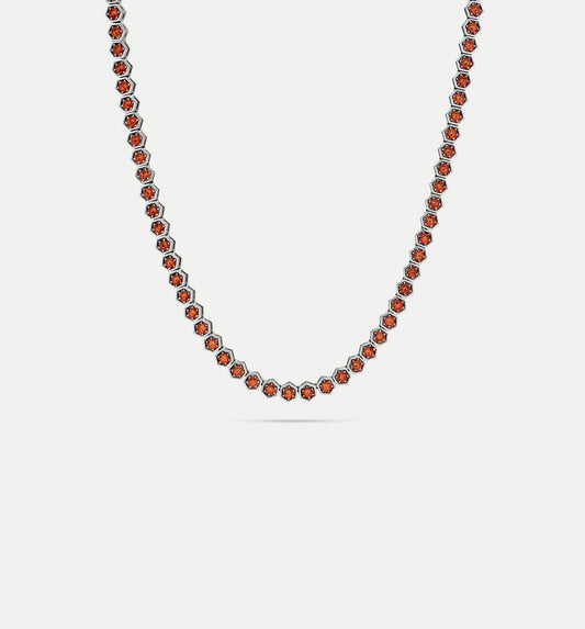 Fortis Large Hexagon Necklace