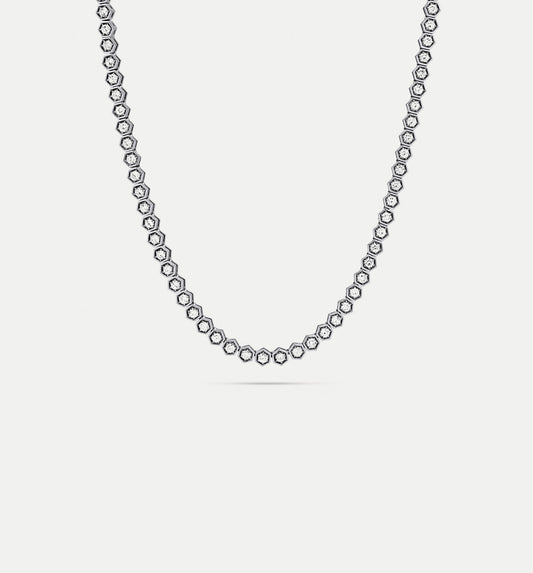 Fortis Large Hexagon Necklace