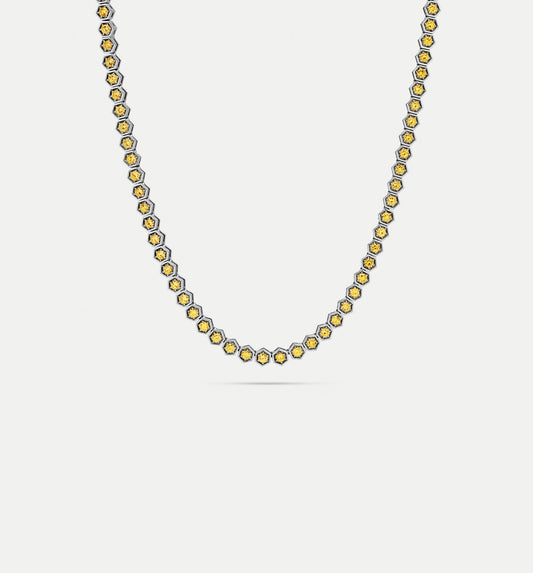 Fortis Large Hexagon Necklace