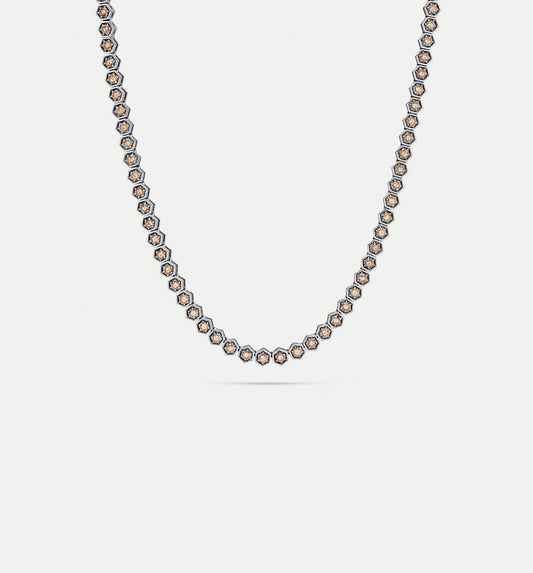 Fortis Large Hexagon Necklace