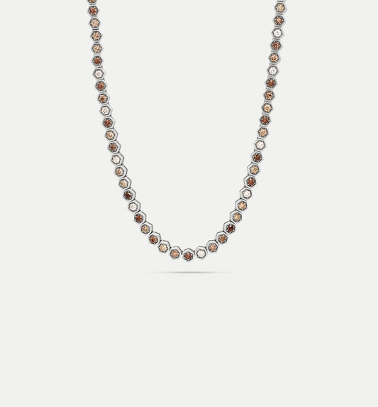 Fortis Large Hexagon Necklace