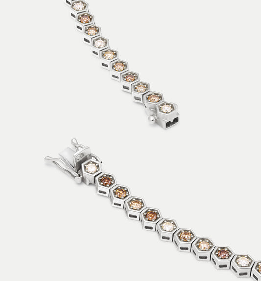 Fortis Large Hexagon Necklace