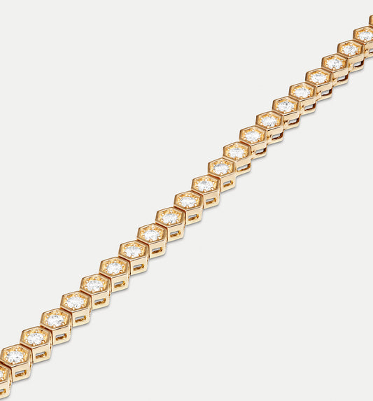 Fortis Large Hexagon Necklace