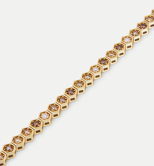 Fortis Large Hexagon Necklace