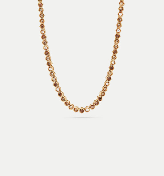 Fortis Large Hexagon Necklace