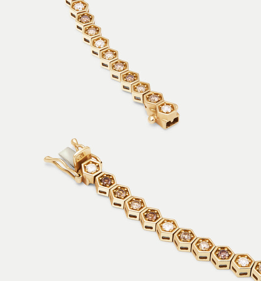 Fortis Large Hexagon Necklace