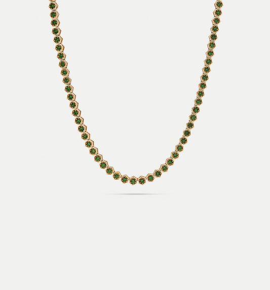 Fortis Large Hexagon Necklace