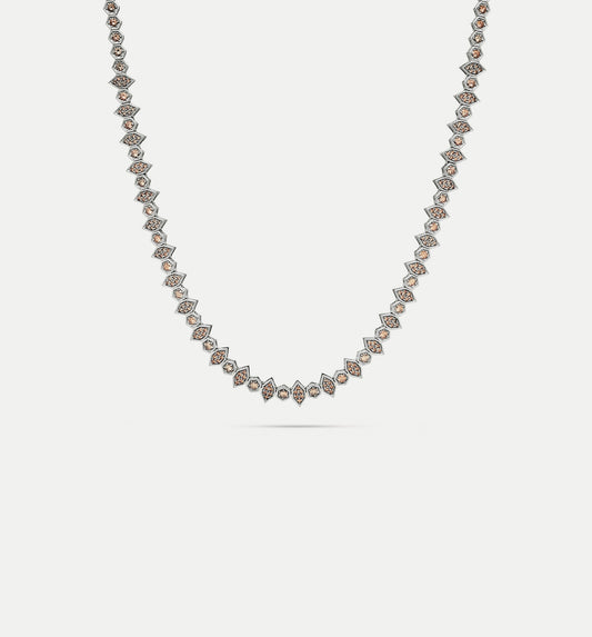 Fortis Mixed Hexagon Necklace