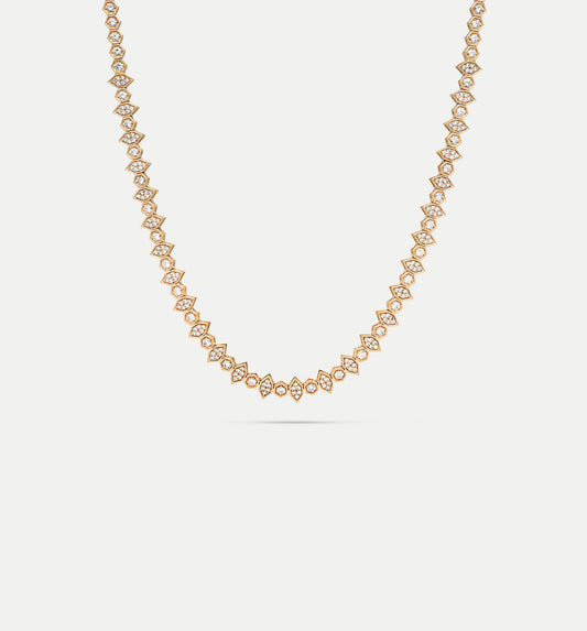 Fortis Mixed Hexagon Necklace