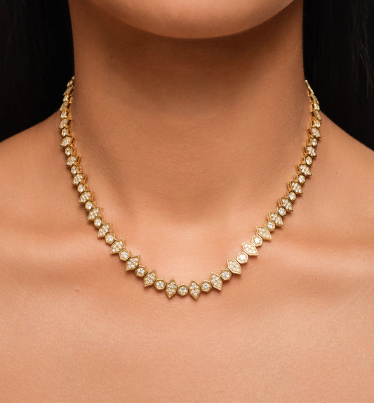 Fortis Mixed Hexagon Necklace