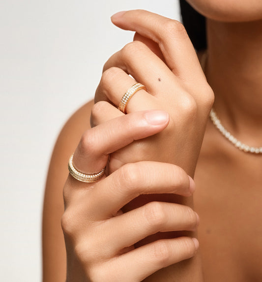 Fortis Double Eternity Ring